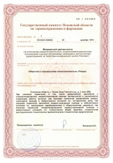 Приложение к лицензии